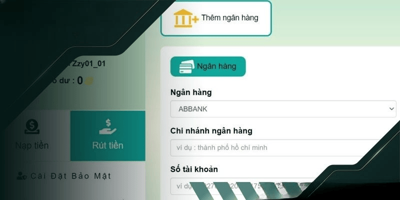 Hướng dẫn rút tiền từ VN88 thông qua tài khoản ngân hàng
